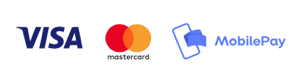 Betal sikkert med kreditkort og MobilePay