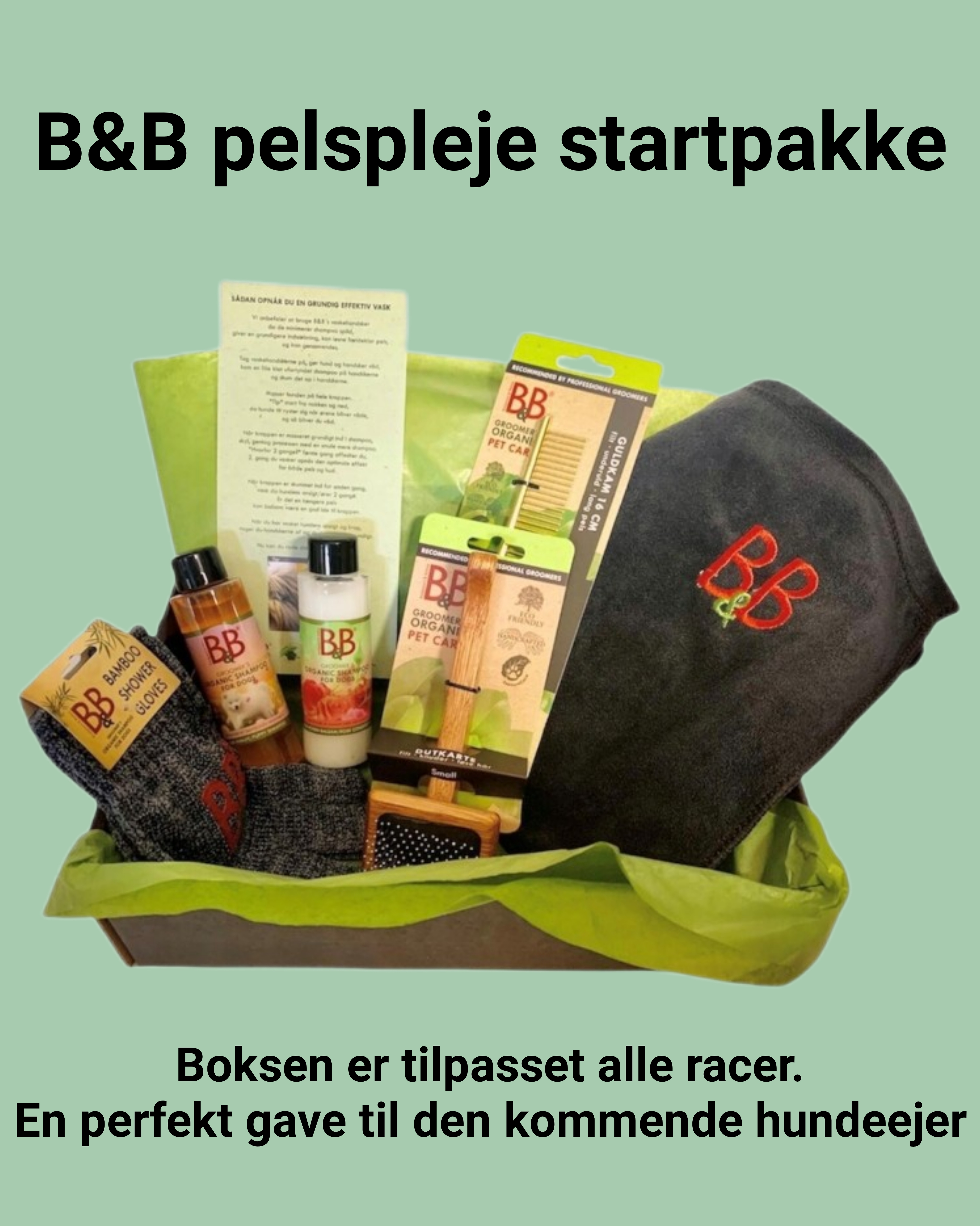 B&B pelspleje startboks til hvalpe 379 kr